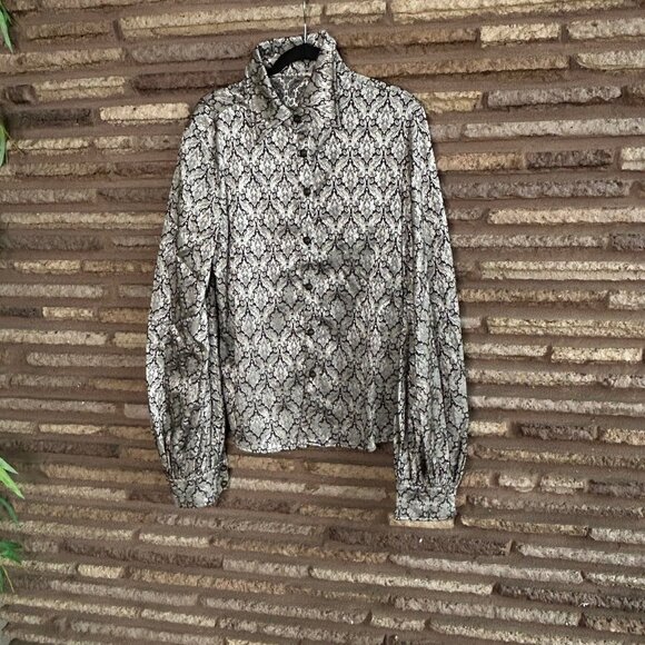 Steampunk Devil’s Fashion Men's Shirt Gothic Party Prom Gentlemen Dress Shirt - Picture 9 of 10